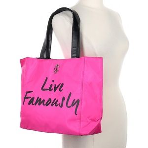 NWT Juicy Couture Women's "Live Famously" Collectible Tote Bag